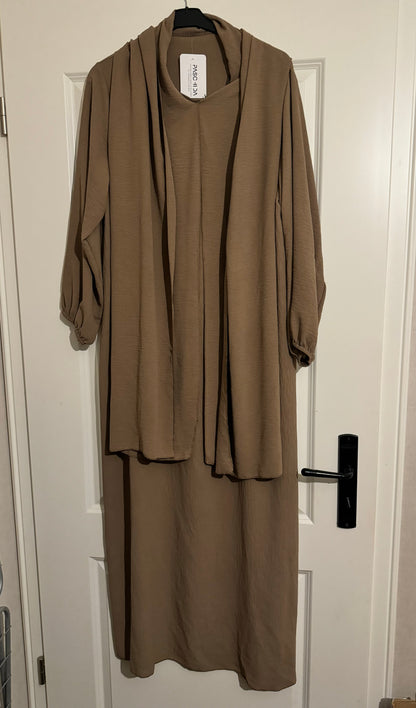 Abaya „Dunya“ mit integrierten Kopftuch